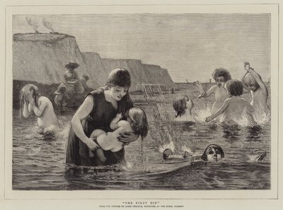 Le premier plongeon - James Elder Christie